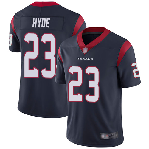 Houston Texans Limited Navy Blue Men Carlos Hyde Home Jersey NFL Football 23 Vapor Untouchable